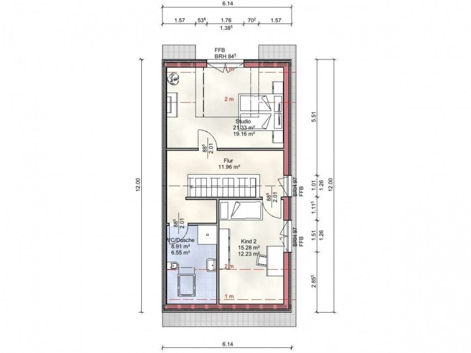 Planung VettweissHaus 7c_DG Reihenendhaus Vettweiss