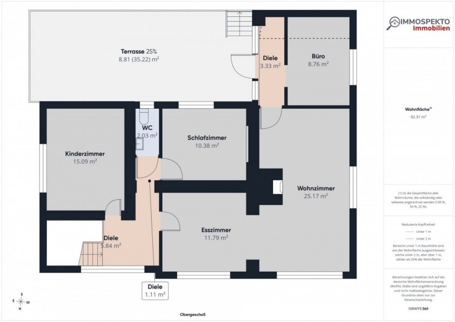 Obergeschoss Einfamilienhaus Heimbach